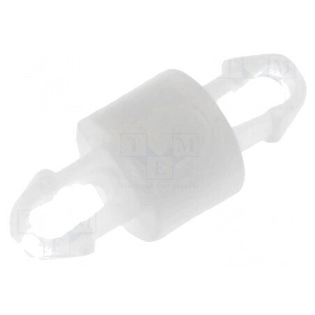 Distanțier PCB poliamidă 3,5mm clichet natural | Electronic-mag.ro | Componente Electronice