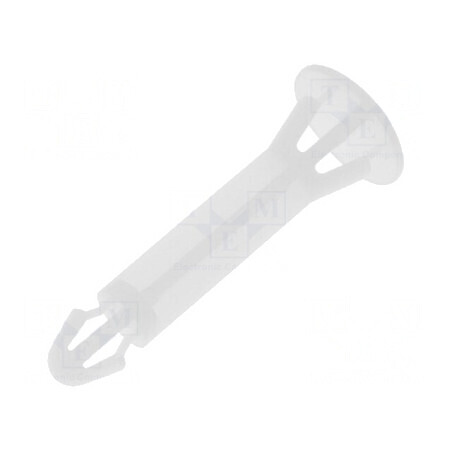Ştift de montare poliamidă 20mm clichet naturală | Electronic-mag.ro | Componente Electronice