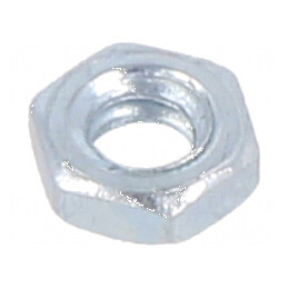 Piuliță hexagonală UNC 4-40 din oțel cu acoperire zincată, 4,66mm | Electronic-mag.ro | Componente Electronice
