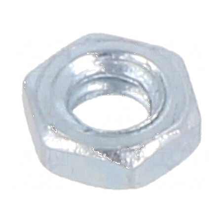 Piuliță hexagonală UNC 4-40 din oțel cu acoperire zincată, 4,66mm | Electronic-mag.ro | Componente Electronice