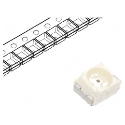 LED SMD 4040 Verde 45-112mcd 3,8x3,8x2,85mm 120° 20mA | Electronic-mag.ro | Componente Electronice