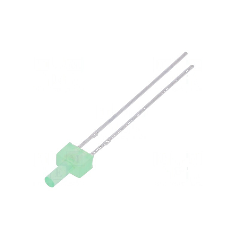 LED verde 2mm 460-780mcd 130° plat | Electronic-mag.ro | Componente Electronice