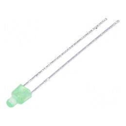 LED 2mm verde 460-780mcd 120° plat | Electronic-mag.ro | Componente Electronice