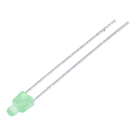 LED 2mm verde 460-780mcd 120° plat | Electronic-mag.ro | Componente Electronice