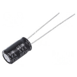 Condensator electrolitic low ESR 220uF 25VDC THT Ø6,3x11mm | Electronic-mag.ro | Componente Electronice
