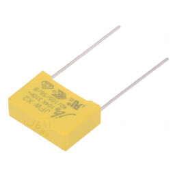 Condensator polipropilenă antiperturbaţii X2 100nF THT | Electronic-mag.ro | Componente Electronice