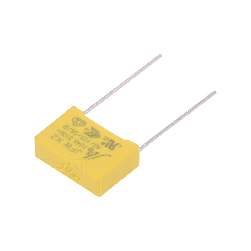 Condensator polipropilenă antiperturbaţii X2 100nF THT | Electronic-mag.ro | Componente Electronice