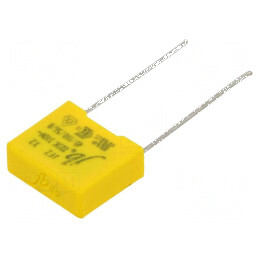Condensator polipropilenă X2 22nF 13x11x5mm THT ±10% 10mm | Electronic-mag.ro | Componente Electronice