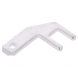 Terminal plat 3,3mm 0,8mm tată THT alamă cositorit | Electronic-mag.ro | Componente Electronice