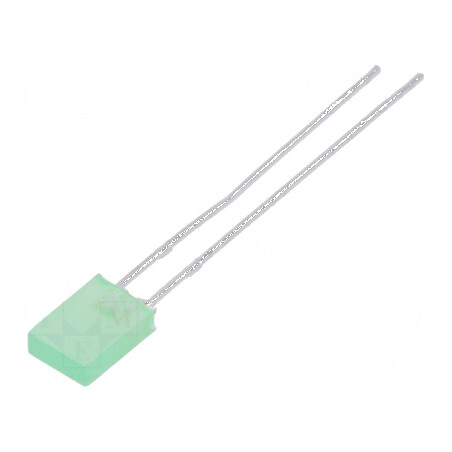 LED dreptunghiular verde 5x2x7,15mm 600-1000mcd 130° 20mA | Electronic-mag.ro | Componente Electronice