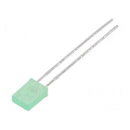 LED dreptunghiular verde 5x2x7,05mm 780-1300mcd 130° 20mA | Electronic-mag.ro | Componente Electronice