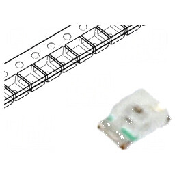 LED SMD 0603 roșie 1.6x0.8mm 20mA 624nm 130° | Electronic-mag.ro | Componente Electronice