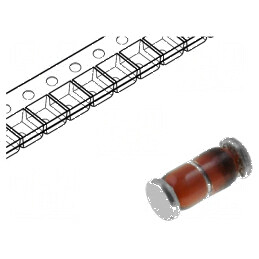 Diodă SMD 125V 0,5A SOD80 - Comutaţie 1V Ufmax, 4A Ifsm, 500mW | Electronic-mag.ro | Componente Electronice