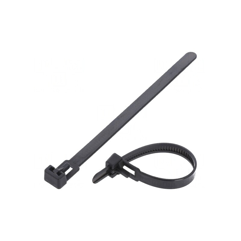 Colier de strângere poliamidă 125mm x 7,2mm | Electronic-mag.ro | Componente Electronice
