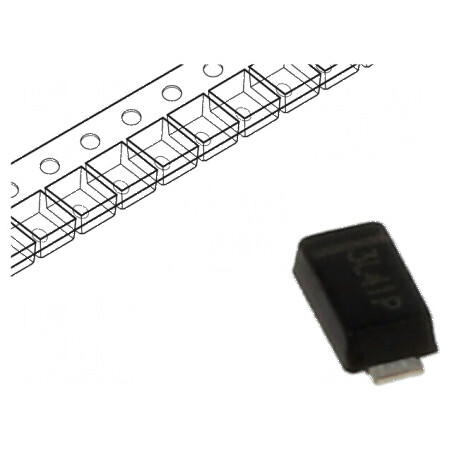 Diodă SMD 600V 1A 250ns DO214AC Ufmax 1,3V | Electronic-mag.ro | Componente Electronice