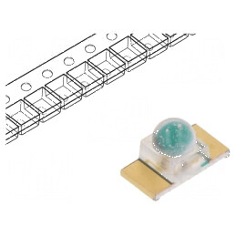 LED SMD 1608 roșie 450-1800mcd 3,2x1,6x1,55mm 25° 1,8-2,4V | Electronic-mag.ro | Componente Electronice