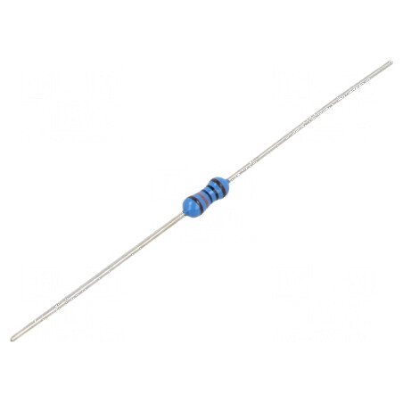 Rezistor metal glaze THT 100kΩ 0,25W 1% Ø2,7x7mm 200ppm/°C | Electronic-mag.ro | Componente Electronice
