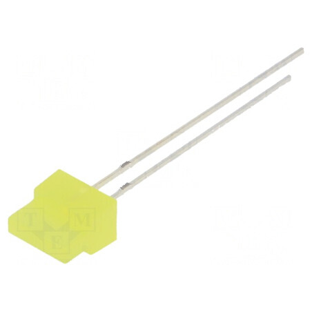 LED dreptunghiular galben 1,8x7,05mm 150-220mcd 30° 20mA | Electronic-mag.ro | Componente Electronice