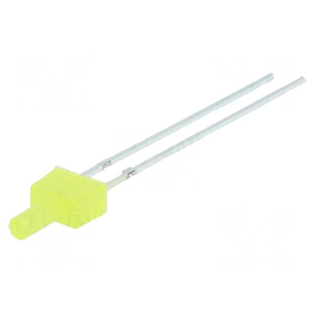 LED 2mm galben 100-150mcd 90° plat 4,8x2,5mm | Electronic-mag.ro | Componente Electronice
