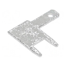 Terminal plat 2,8mm 0,5mm tată THT alamă cositorită | Electronic-mag.ro | Componente Electronice