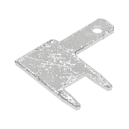 Terminal plat 2,8mm 0,5mm tată THT alamă cositorită | Electronic-mag.ro | Componente Electronice