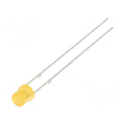 LED 3mm portocalie 100-150mcd 120° concav | Electronic-mag.ro | Componente Electronice