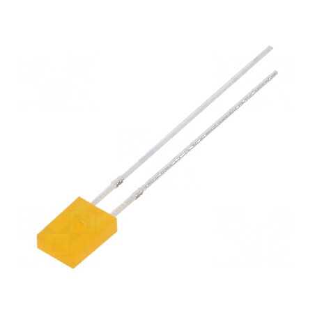 LED dreptunghiular portocalie 2x4,95x6,96mm 68-100mcd 150° | Electronic-mag.ro | Componente Electronice