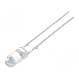 LED 3mm roșie 150-220mcd 110° plat, nr. term: 2 | Electronic-mag.ro | Componente Electronice