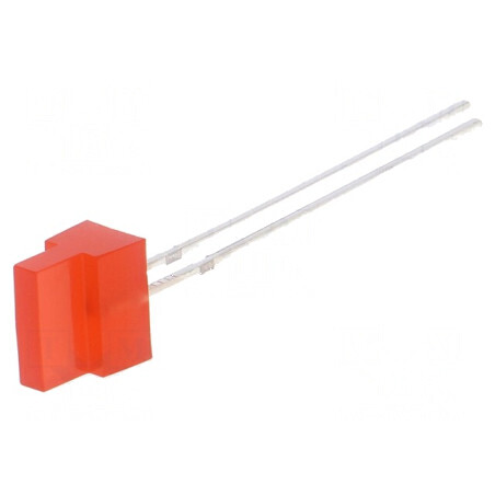 LED dreptunghiular roșu 1,8x7,05mm 150-220mcd 30° 20mA | Electronic-mag.ro | Componente Electronice