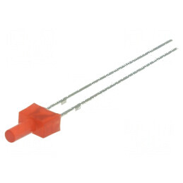 LED roșie 2mm 100-150mcd 90° plat 4,8x2,5mm | Electronic-mag.ro | Componente Electronice