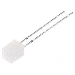 LED pătrată roșie 5x5x7mm 500-220mcd 140° 30mA 1,8-2,6VDC | Electronic-mag.ro | Componente Electronice