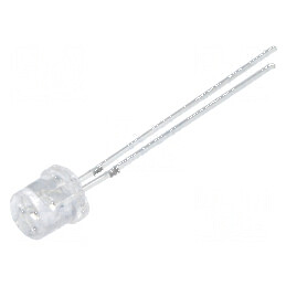 LED 5mm roșie 330-450mcd 140° plat nr. term 2 | Electronic-mag.ro | Componente Electronice