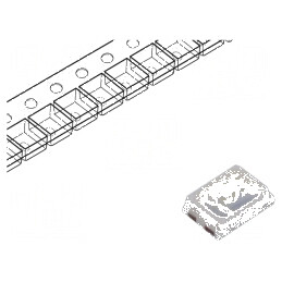 LED SMD 2016 Albastru 500-750mcd 120° 60mA 228mW | Electronic-mag.ro | Componente Electronice