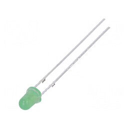 LED 3mm galben-verde 68-100mcd 70° convex | Electronic-mag.ro | Componente Electronice