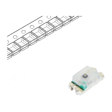 Emițător IR 940nm transparent SMD 1,6x0,8x0,6mm 120° | Electronic-mag.ro | Componente Electronice