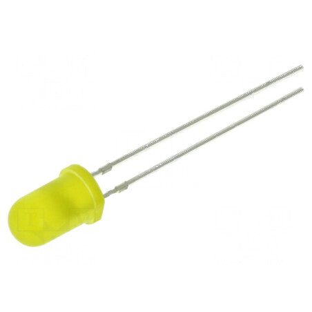 LED 5mm galben 15-20mcd 30° convex | Electronic-mag.ro | Componente Electronice