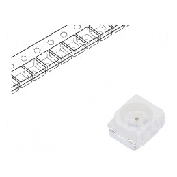 LED SMD 3528 Portocalie 200-430mcd 3.5x2.8x1.8mm 120° | Electronic-mag.ro | Componente Electronice