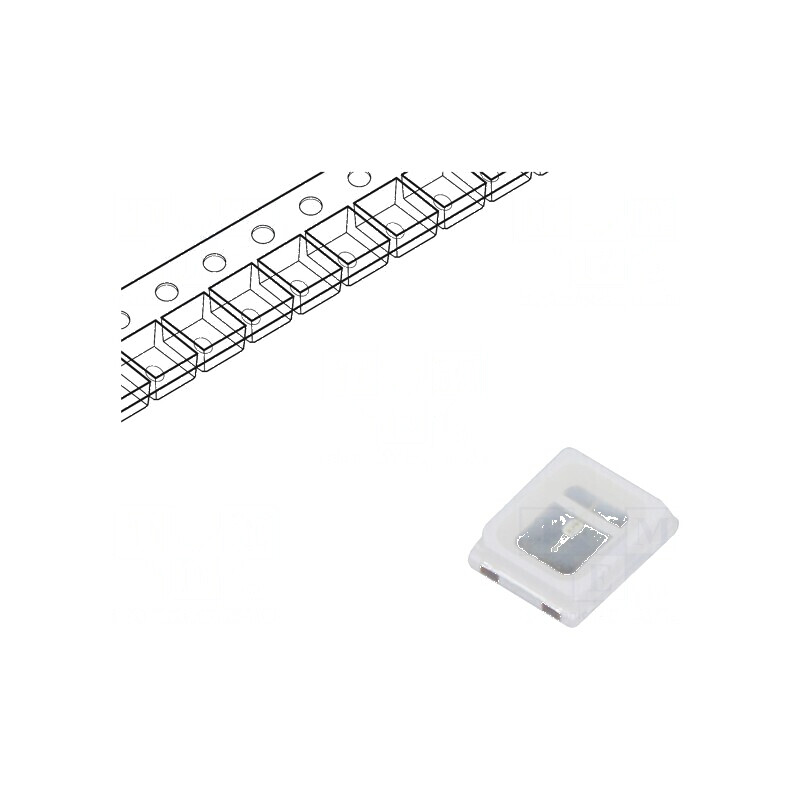 LED SMD 2835 PLCC2 Albastru 3-6lm 120° 60mA 2,8x3,5x0,8mm | Electronic-mag.ro | Componente Electronice