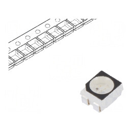 LED SMD 3528 PLCC4 Galben/Albastru 3,5x2,8mm 20mA | Electronic-mag.ro | Componente Electronice
