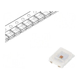 LED 2835 Plat 120° 2,8x3,5x0,65mm 300mW | Electronic-mag.ro | Componente Electronice