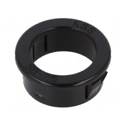 Manșon negru 25,4mm x 19,5mm | Electronic-mag.ro | Componente Electronice