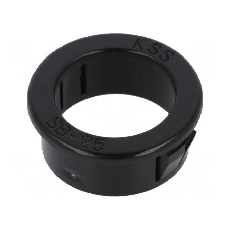 Manșon negru 25,4mm x 19,5mm | Electronic-mag.ro | Componente Electronice