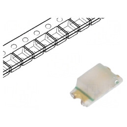 LED SMD 0603 galben-verde 10-25mcd 2,2V 20mA | Electronic-mag.ro | Componente Electronice