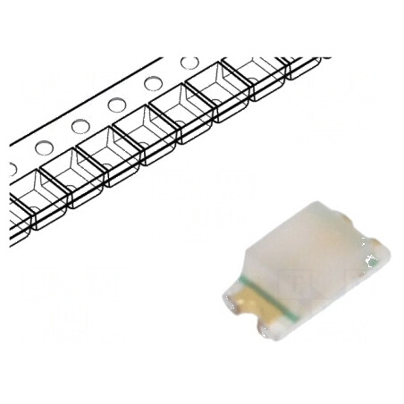 LED SMD 0603 galben-verde 10-25mcd 2,2V 20mA | Electronic-mag.ro | Componente Electronice