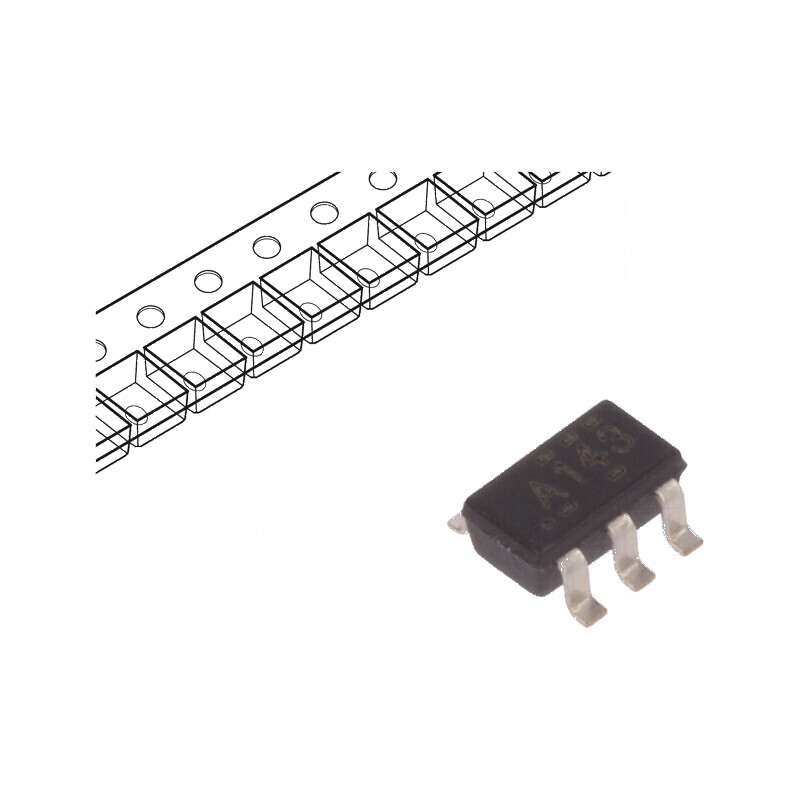 IC digital SMD SOT23-5 1 canal 2-5.5VDC -40÷125°C AHC | Electronic-mag.ro | Componente Electronice