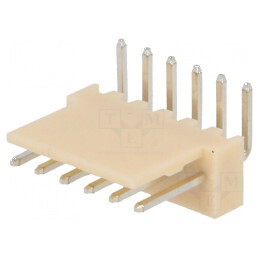 Conector cablu-placă soclu tată NS25 2,54mm 6 PIN THT 250V | Electronic-mag.ro | Componente Electronice