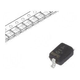 Diodă Zener 0,3W 2,7V SMD SOD323 | Electronic-mag.ro | Componente Electronice