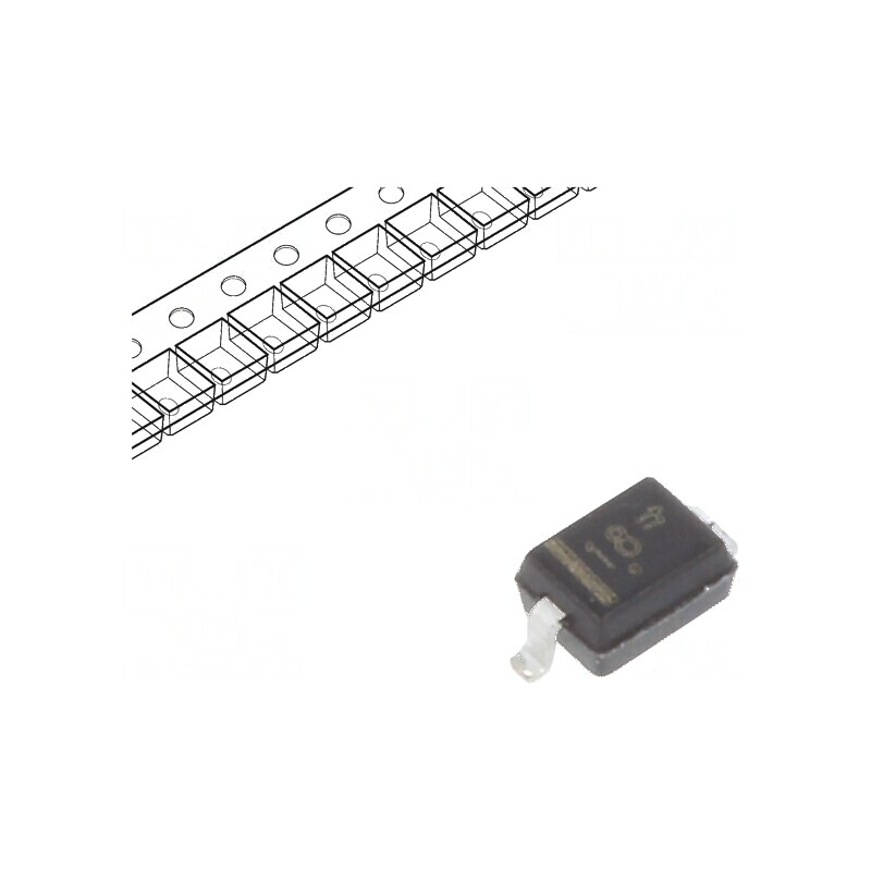 Diodă Zener 0,3W 33V SMD SOD323 | Electronic-mag.ro | Componente Electronice