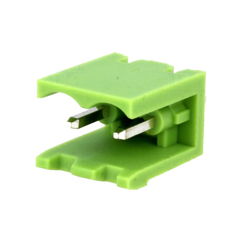 Regletă de conexiuni deconectabilă 5mm 2 piste tată | Electronic-mag.ro | Componente Electronice