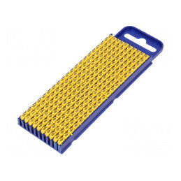 Markere Marcaj B 2,8-3,8mm poliamidă galbenă -40 până la 85°C WIC | Electronic-mag.ro | Componente Electronice